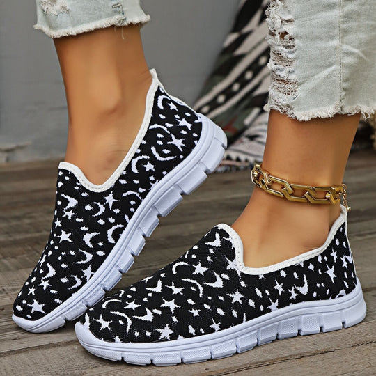 Damen Slip-On Sportliche Sneakers EB