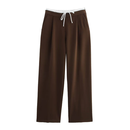 Damen elegante und bequeme Palazzo-Hose EB