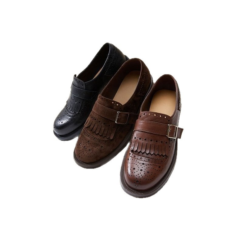 Damen elegante Slipper mit dekorativem Schnallen-Design EB