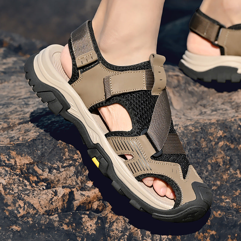 Damen Sportliche Outdoor-Sandalen mit rutschfester Sohle und verstellbaren Riemen EB
