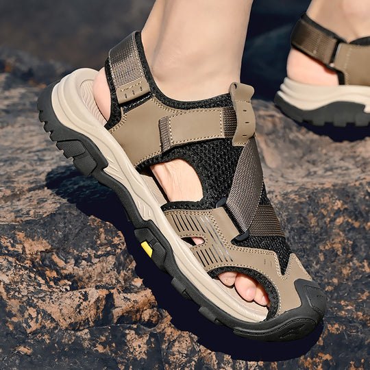 Damen Sportliche Outdoor-Sandalen mit rutschfester Sohle und verstellbaren Riemen EB