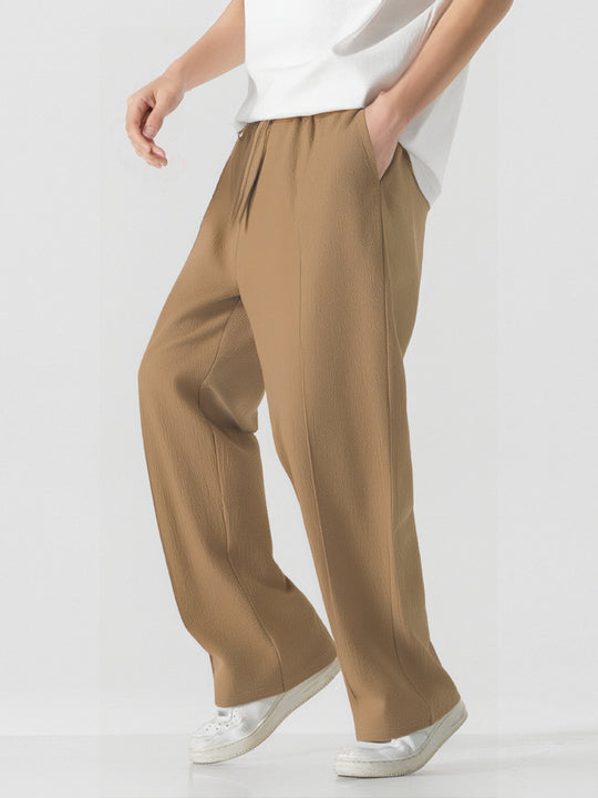 Herren Elegante, weite Freizeithose aus atmungsaktivem Gewebe EB