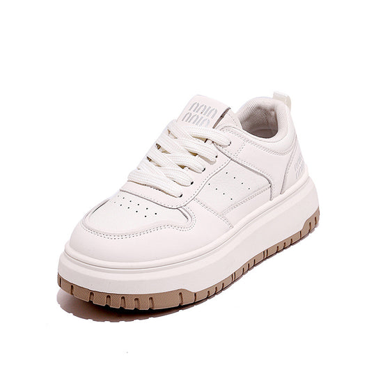 Damen Komfortable Sneaker mit dicker Sohle EB