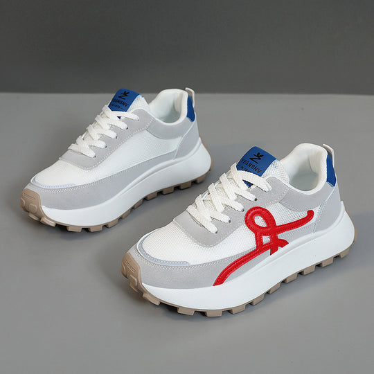 Damen Sportliche Sneaker mit atmungsaktiver Mesh-Oberfläche und dämpfendem Komfort EB