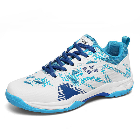 Unisex leichte atmungsaktive Indoor-Tennisschuhe mit stabiler nicht abfärbender Sohle und stoßdämpfung EB