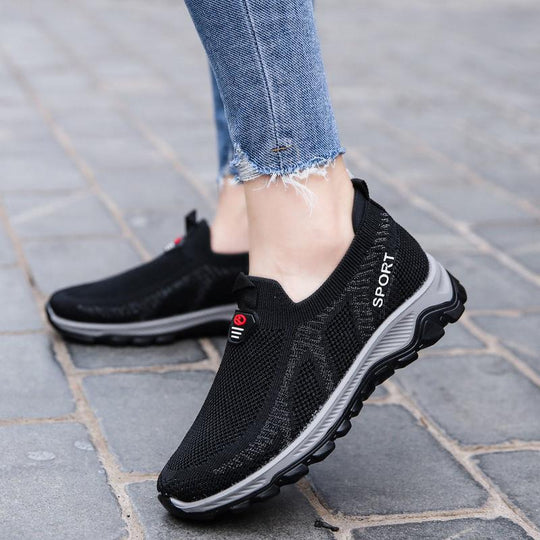 Damen Sportliche Stretch-Sneaker mit innovativer Dämpfung EB