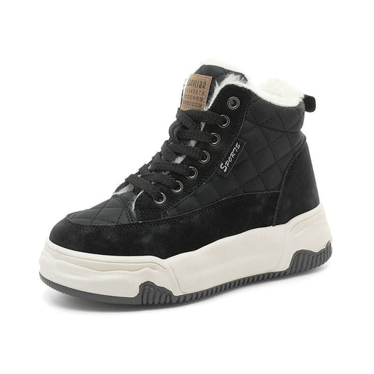 Damen Winter Sportsneakers mit kuscheligem Innenfutter und robustem Profil EB