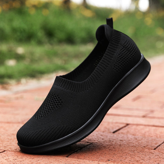Damen nan nahtloser Slip-On Komfortschuh mit elastischem Maschenobermaterial und federleichter EVA-Laufsohle EB