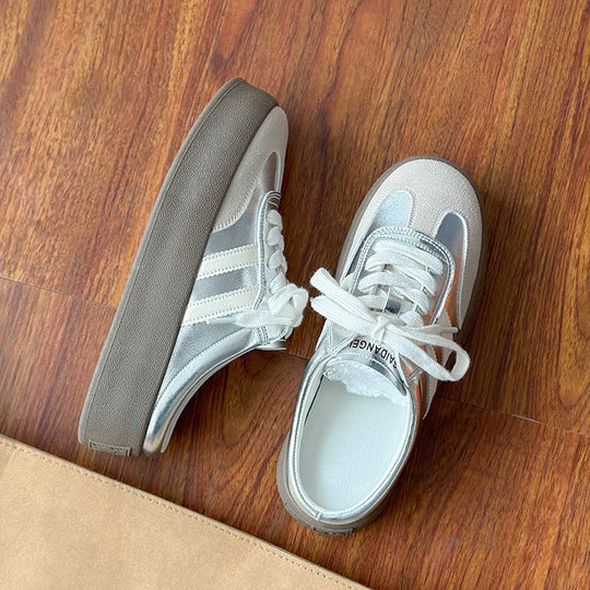 Damen Sportliche Sneakers mit dämpfender Sohle und klassischem Streifendesign EB