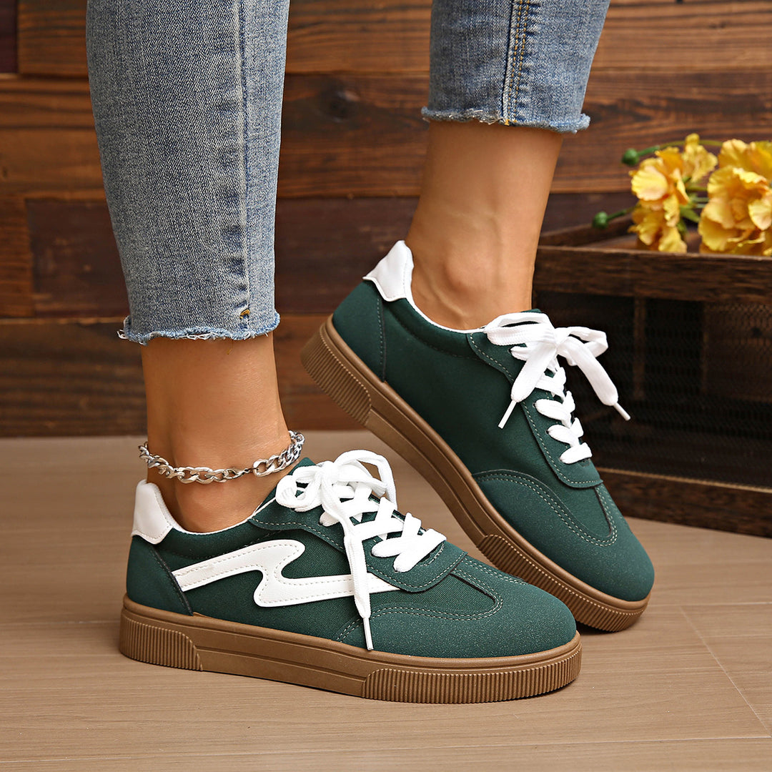 Damen Freizeitschuhe mit modischem Design und rutschfester Gummisohle EB
