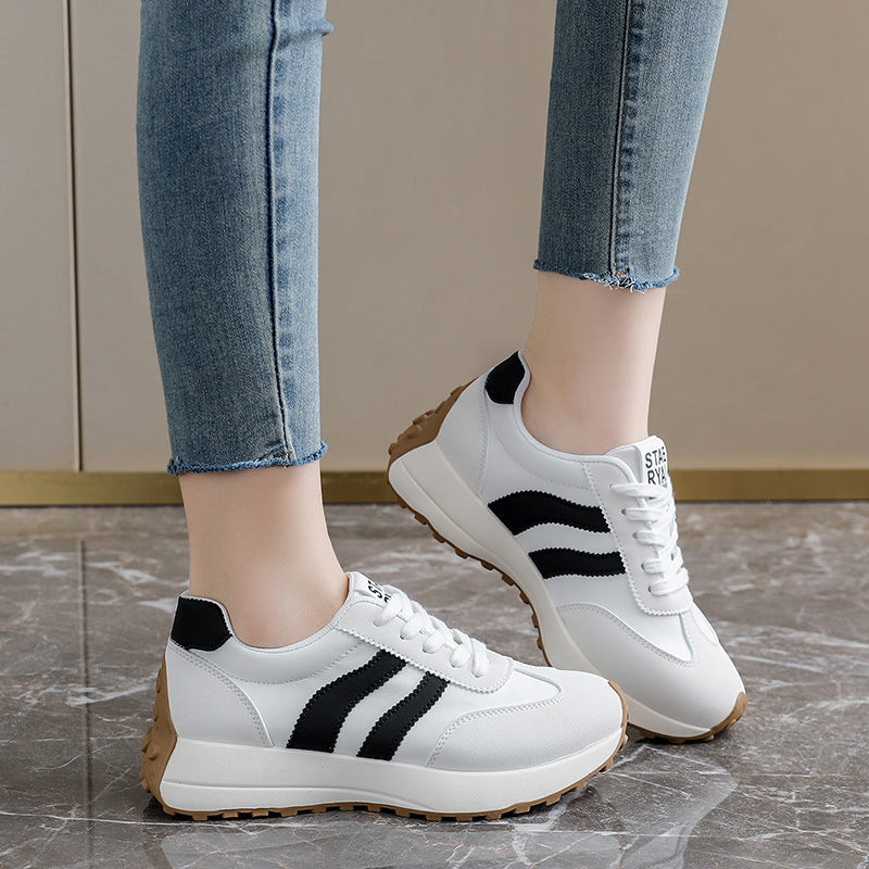 Damen Sportliche Sneakers mit atmungsaktivem Obermaterial und rutschfester Sohle EB