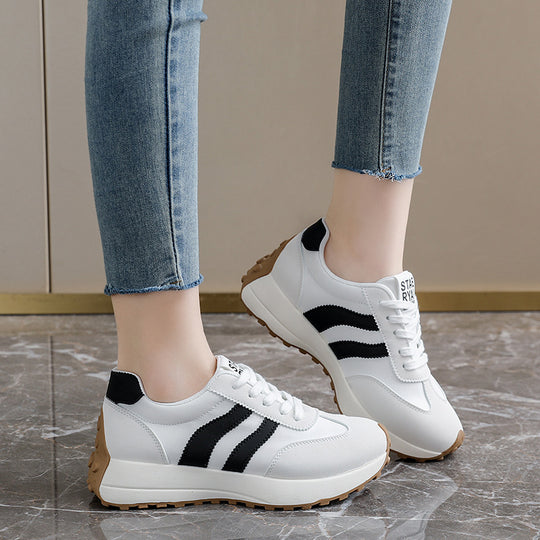 Damen Sportliche Sneakers mit atmungsaktivem Obermaterial und rutschfester Sohle EB