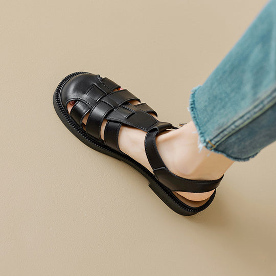 Damen Komfortable Sandalen mit modischem Riemendesign EB