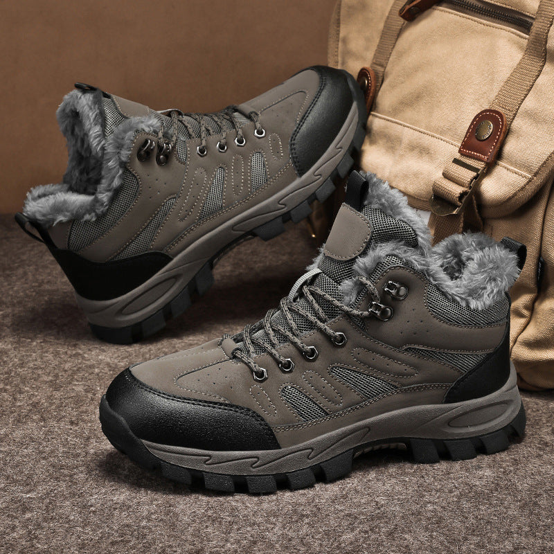 Damen Winterfestige Wanderschuhe mit isolierter Sohle und warmem Innenfutter EB