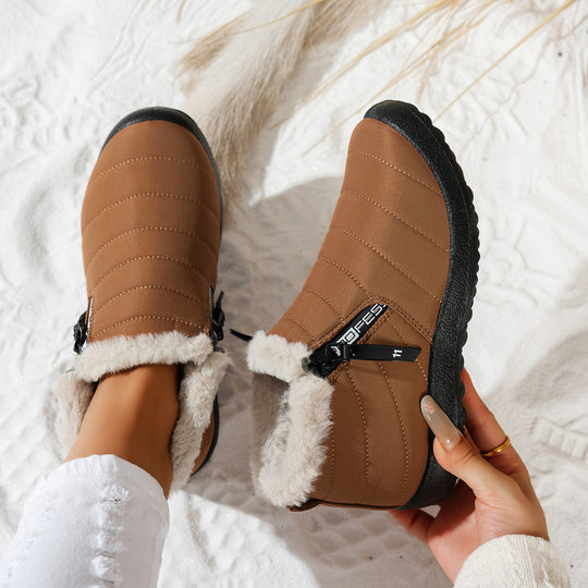 Damen Komfortable Winterboots mit kuscheligem Innenfutter EB