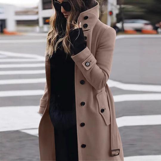 Damen Hochwertiger Trenchcoat EB