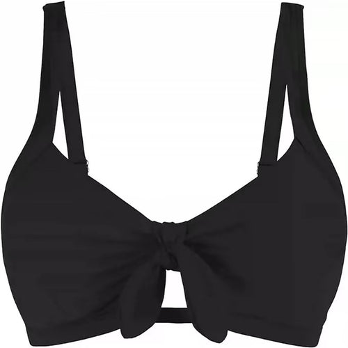 Damen Sportliches Bikinioberteil mit modischem Knotendetail EB