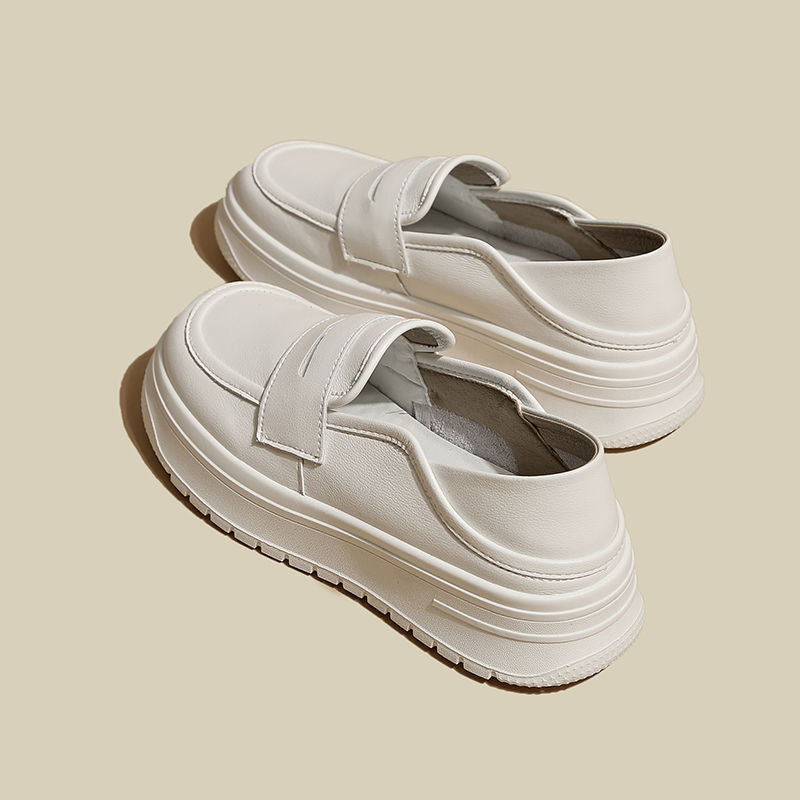 Damen Komfortable Loafers mit modischem Klettverschluss EB