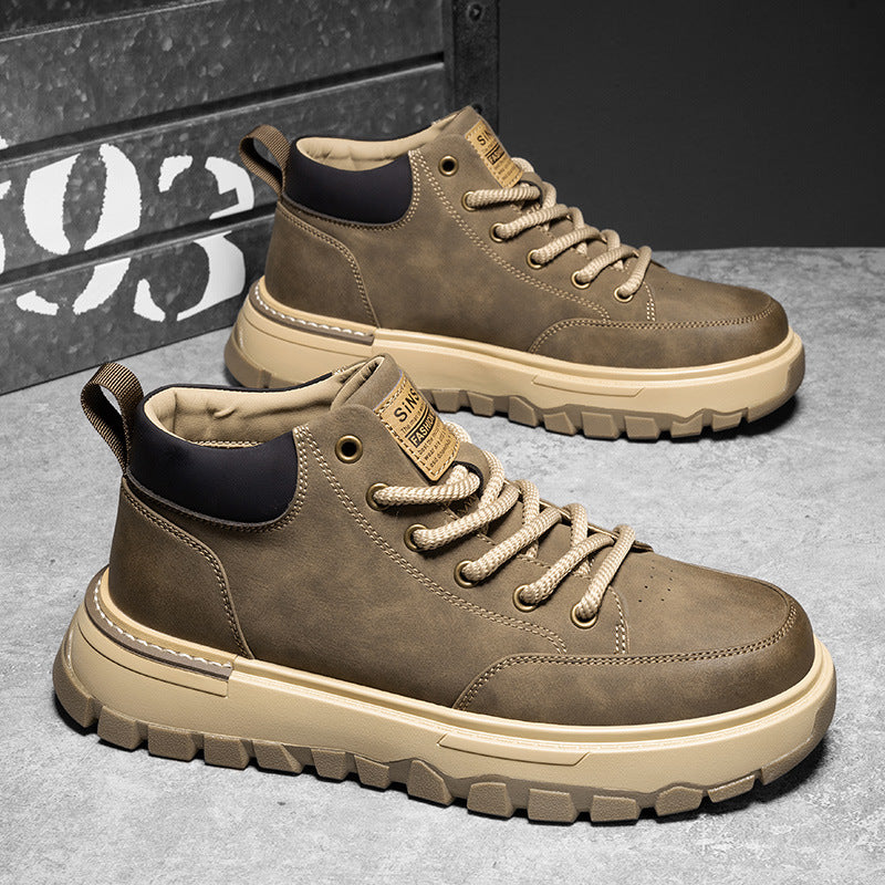 Damen Robuste High-Top Sneakers mit rutschfester Sohle und atmungsaktivem Obermaterial EB