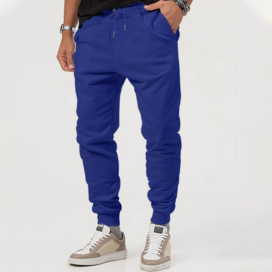 Herren bequeme Sweatpants mit elastischem Bund und seitlichen Eingrifftaschen EB