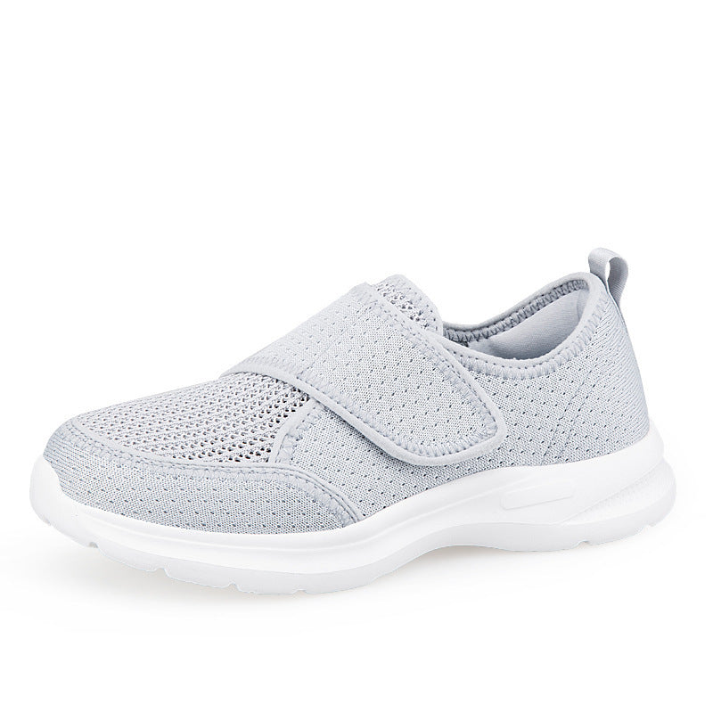 Unisex nan atmungsaktive Komfort-Halbschuh mit Klettverschluss und ergonomischer Dämpfung EB