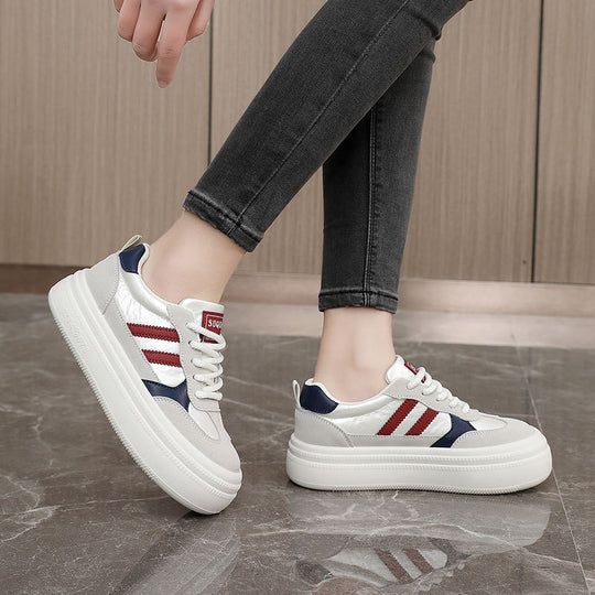 Damen Plattform-Sneaker mit sportivem Design EB