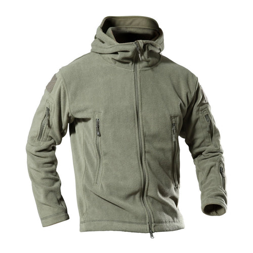 Herren Fleecejacke mit multifunktionalen Reißverschlusstaschen EB