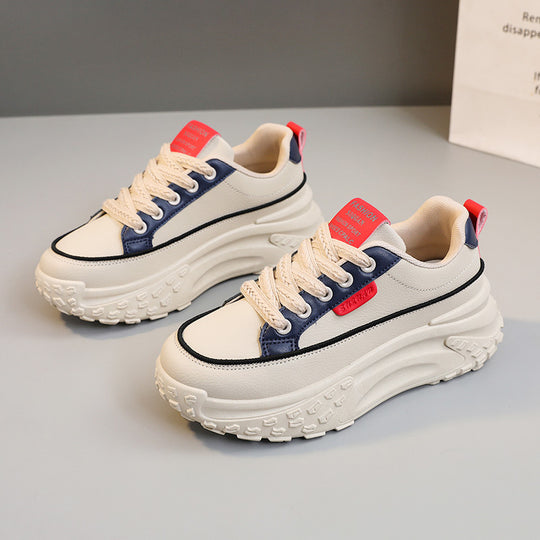 Damen Komfortable Chunky Sneakers mit stoßdämpfendem Sohlenprofil EB