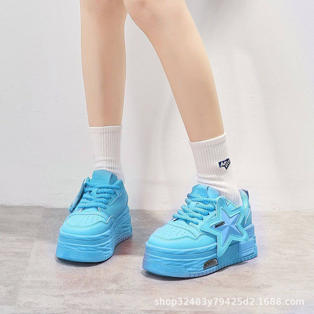 Damen Sportliche Sneakers mit modischem Sternen-Motiv und innovativer Dämpfung EB