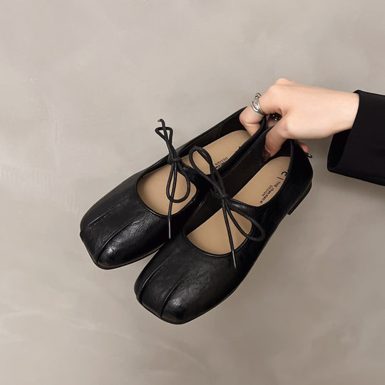 Damen elegante Ballerinas mit praktischer Schleifenverzierung und hochwertigem Wildlederoberteil EB