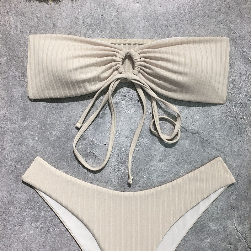 Damen Bandeau Bikini Set EB