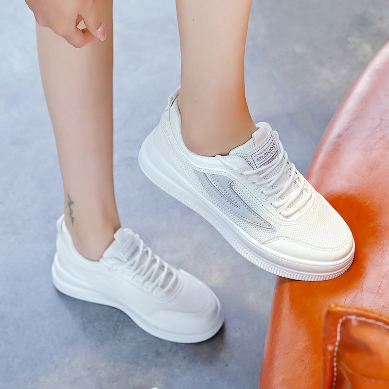 Damen Sneakers mit atmungsaktivem Obermaterial und leichter Komfortsohle EB