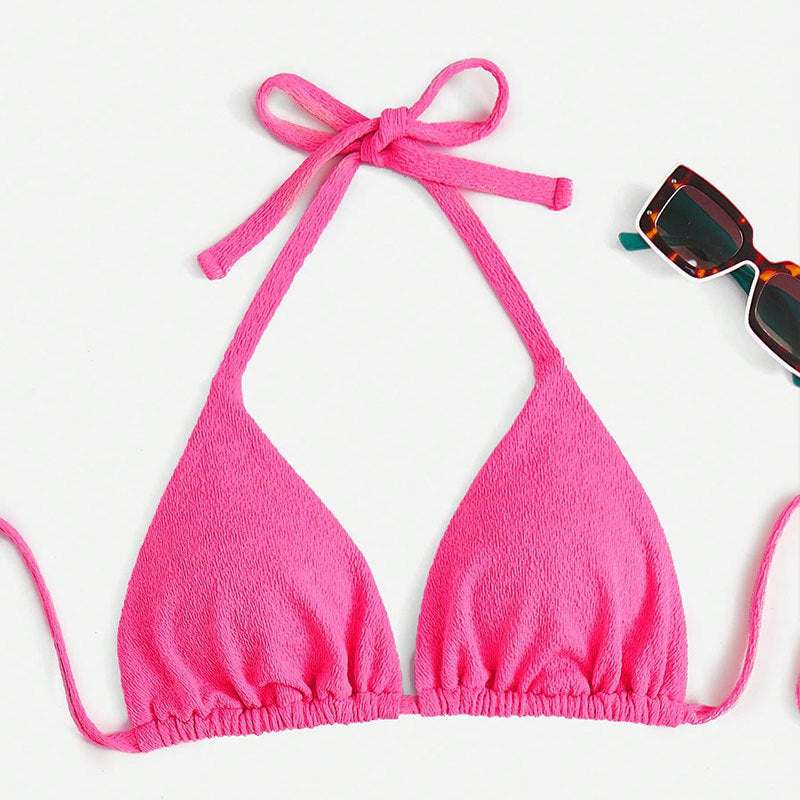 Damen Triangel-Bikinioberteil mit hochwertiger Struktur EB