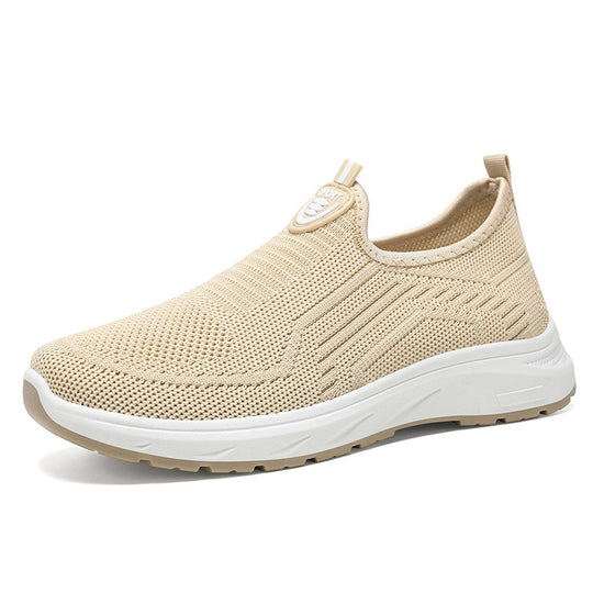 Damen Atmungsaktive Slip-On Sneakers mit elastischem Einsatz und rutschfester Sohle EB 1774525903