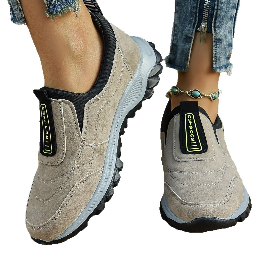 Damen Bequeme Outdoor-Sneaker mit rutschfester Sohle und atmungsaktivem Obermaterial EB
