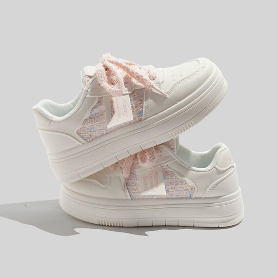 Damen modische Sneakers mit süßem Dekor und bequemer Dämpfung EB