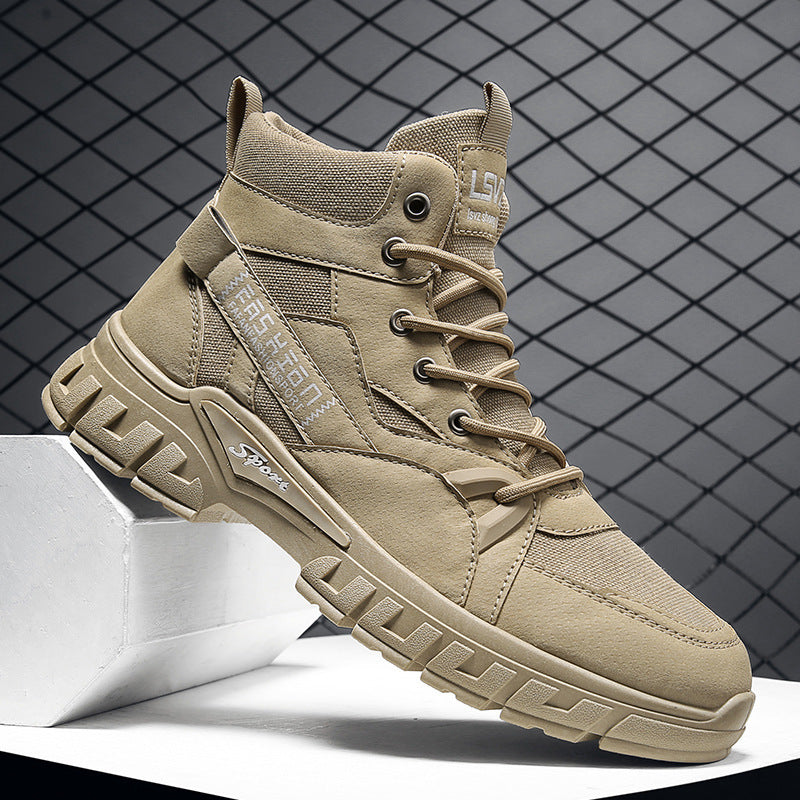 Herren robuste hochgeschnittene Utility-Boots mit Cordura-Einsätzen verstärkter Zehenkappe und stoßdämpfender Offroad-Sohle EB