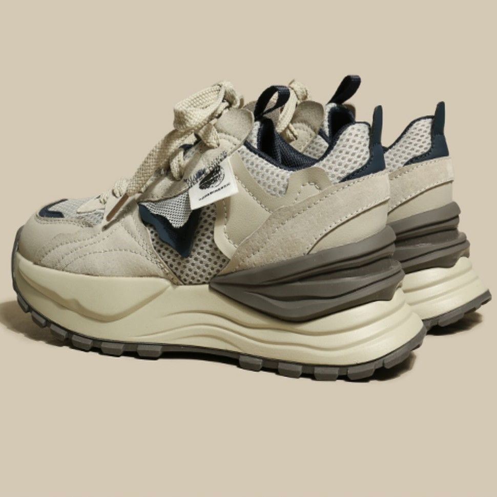 Damen Sportliche Sneaker mit atmungsaktiver Obermaterialkombination EB