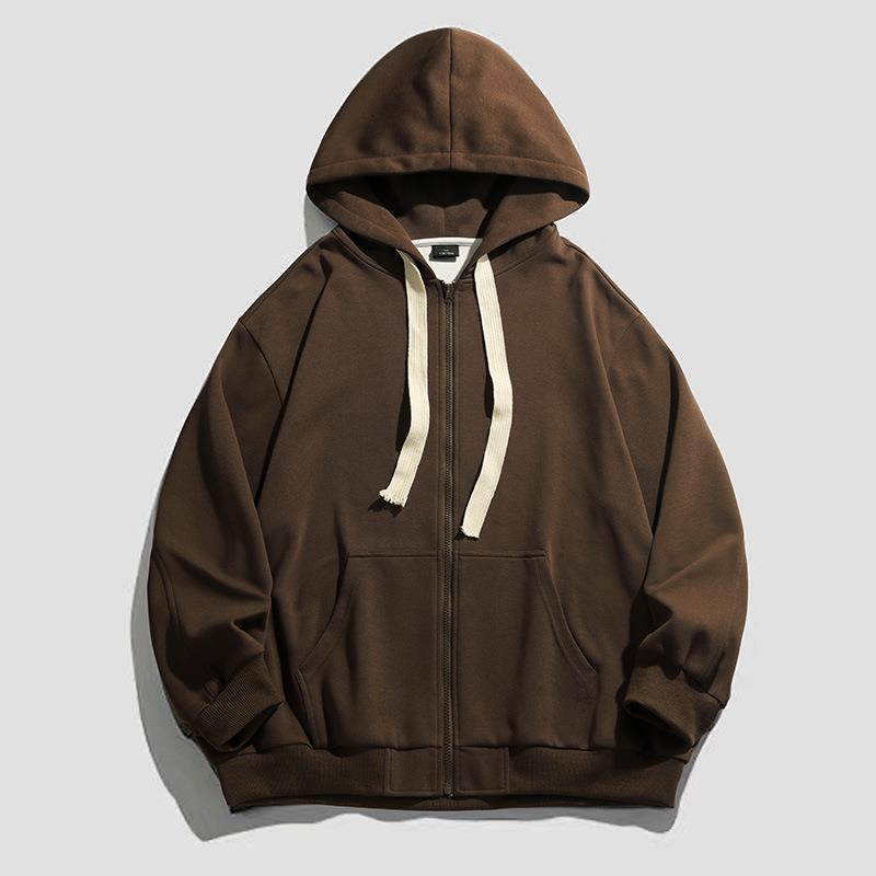 Damen warme Kapuzenjacke mit durchgehendem Reißverschluss und großzügigen Taschen EB
