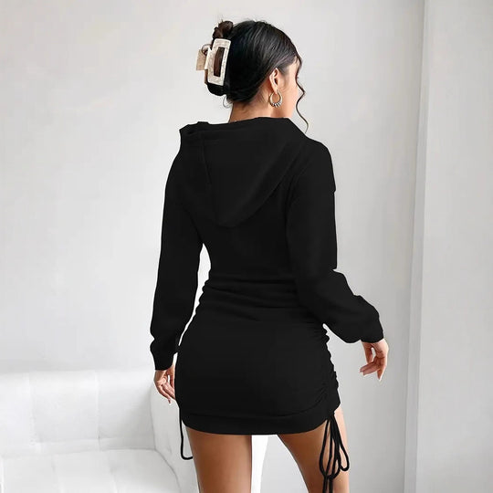 Damen Hoodie-Kleid EB