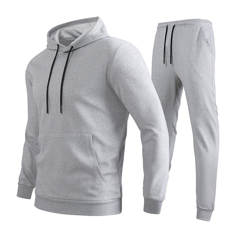 Herren Performance-Hoodie- und Jogginghose-Set aus atmungsaktivem Funktionsstoff EB
