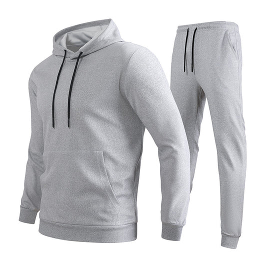 Herren Performance-Hoodie- und Jogginghose-Set aus atmungsaktivem Funktionsstoff EB