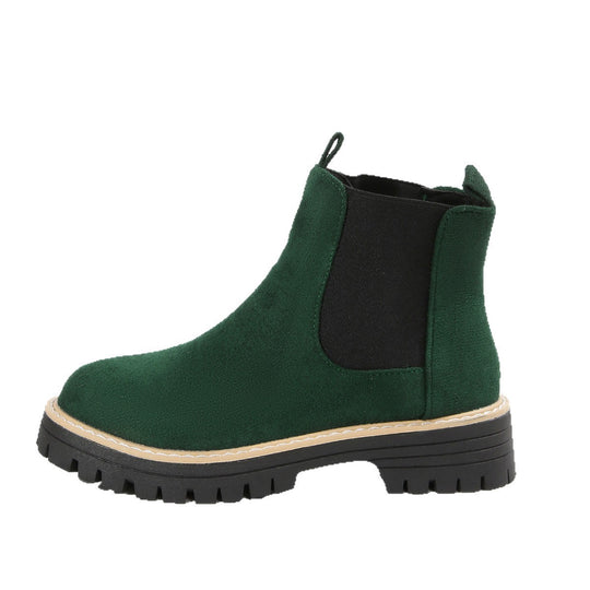 Damen nan Chelsea-Boots mit profilierter Traktorsohle und elastischen Seiteneinsätzen EB
