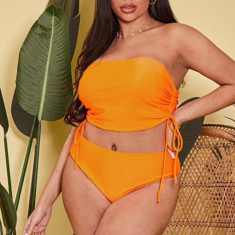 Damen Bandeau-Bikini mit raffinierten Banddetails EB