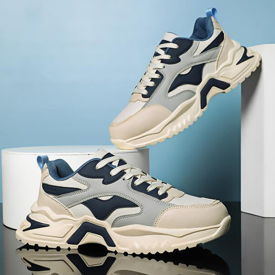 Damen Sportliche Chunky Sneakers mit atmungsaktiver Mesh-Oberfläche und rutschfester Sohle EB