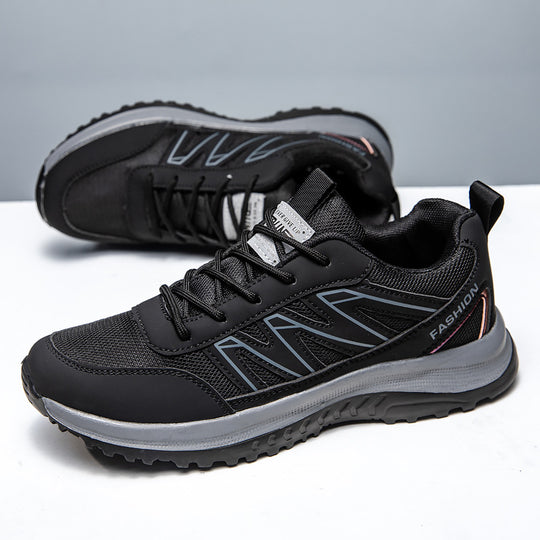 Damen Sportliche Wanderschuhe mit stoßdämpfender Sohle und atmungsaktivem Obermaterial EB
