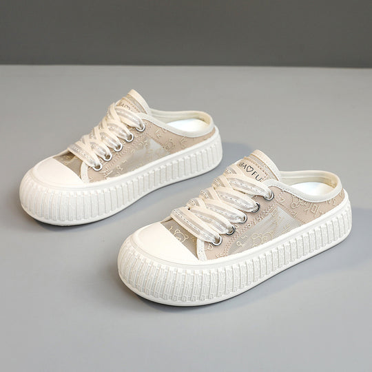 Damen Sneaker mit atmungsaktiver Obermaterialstruktur und elastischem Futter EB
