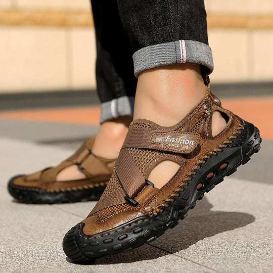 Herren Atmungsaktive Sport-Sandalen mit verstellbarem Riemensystem EB