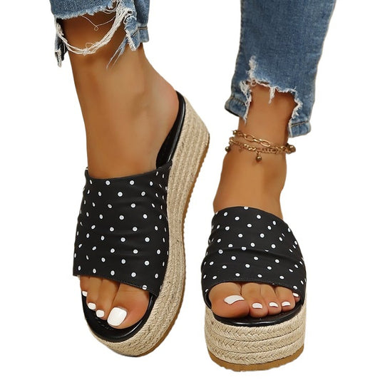 Damen Wedge-Sandaletten mit gepolstertem Fußbett EB