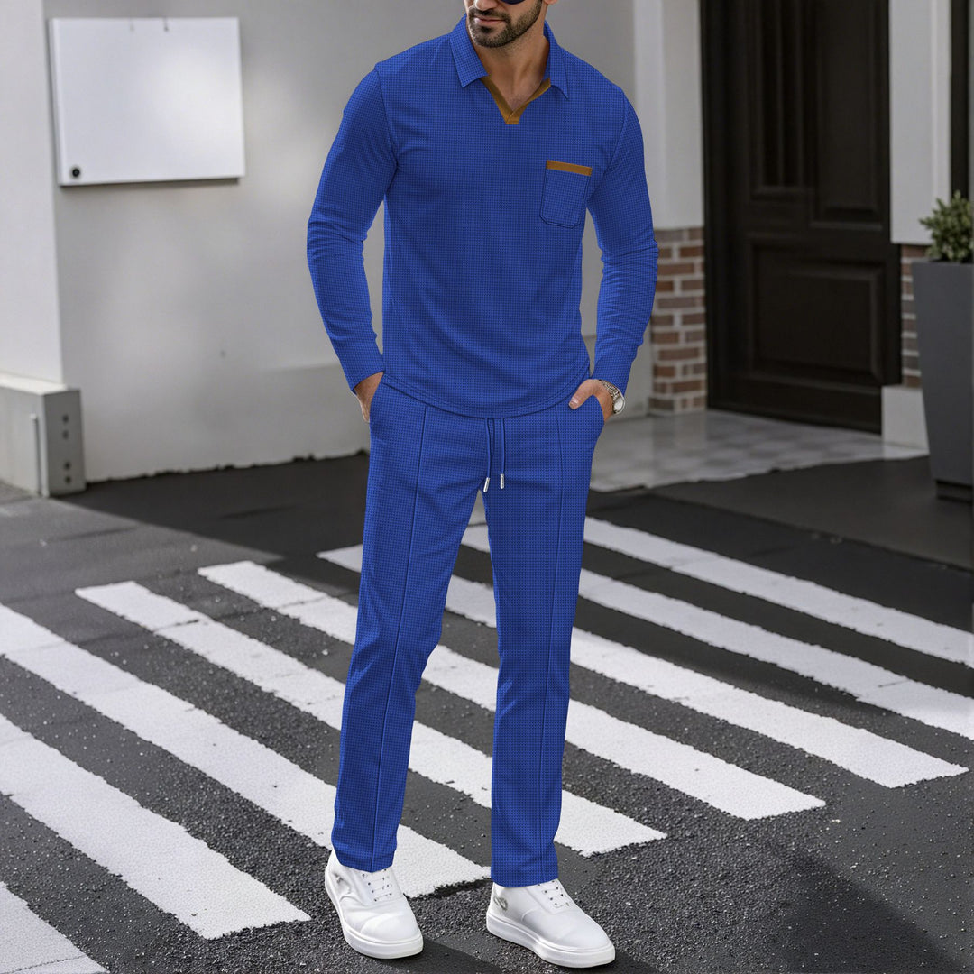 Herren Kombi-Outfit mit Poloshirt und Jogginghose EB